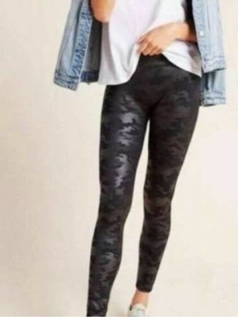Stella Luce Black Camo Leggings High Rise Athleisure Yoga Workout Pants S